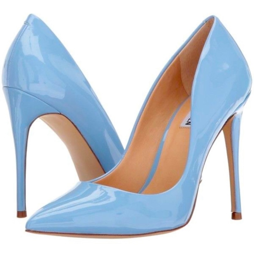 STEVE MADDEN Daisie Pump High Stiletto Baby Blue Pointed Toe Heels Women’s 7.5